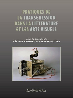 cover image of Pratiques de la transgression dans la littérature et les arts visuels